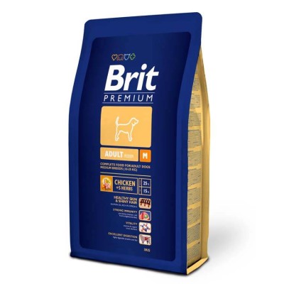 Brit Care Premium Dry Dog Food Medium Adult 3 Kg